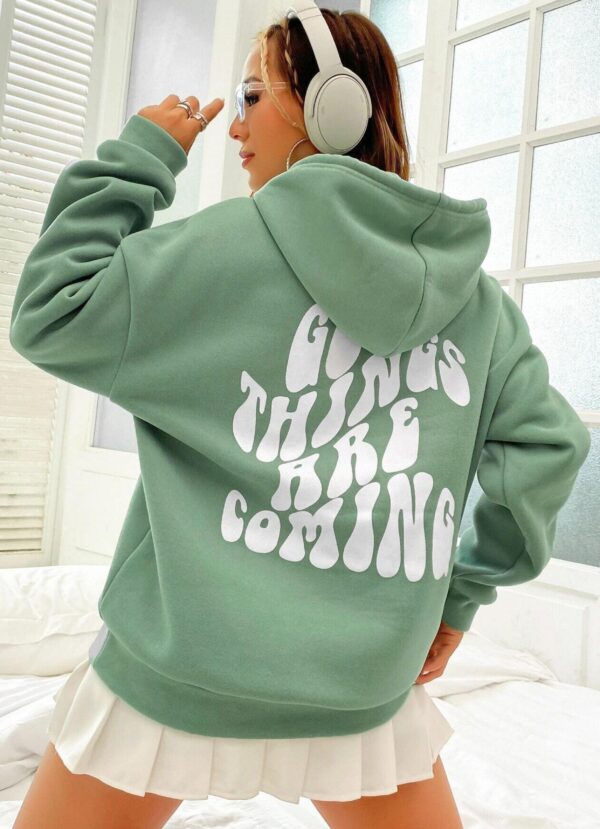 Love Yourself Mint Green Hoodie - Image 7